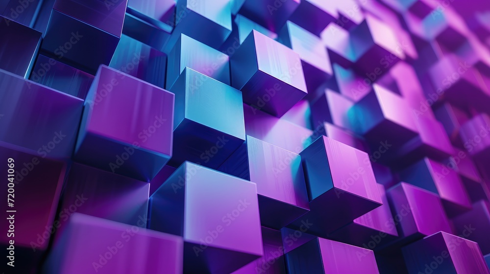 purple and blue 3d abstract geometric background purple and blue 3d abstract geometric background