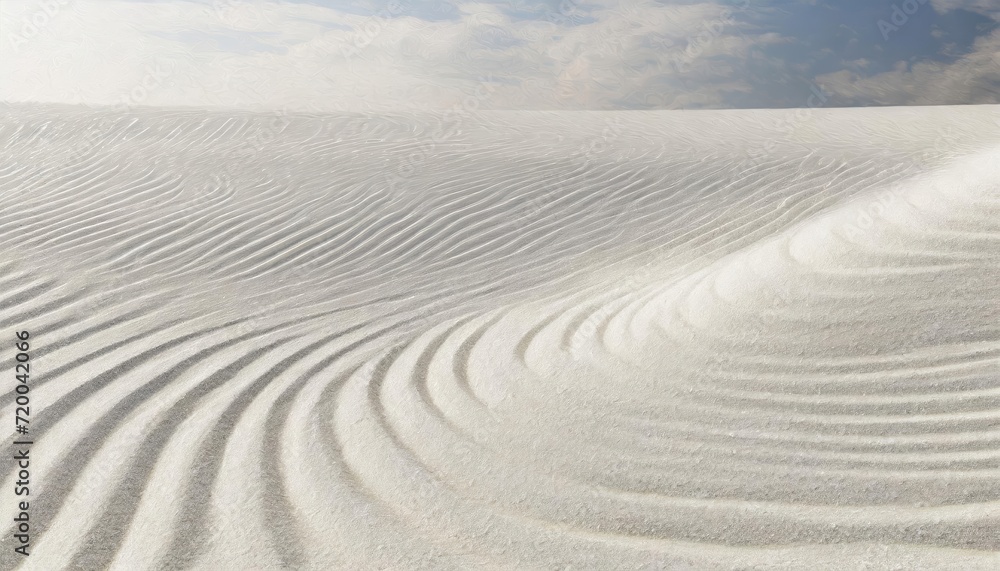 Naklejka premium 砂丘の風紋