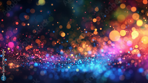 Luminous Particles: A Neon Color Wallpaper Journey