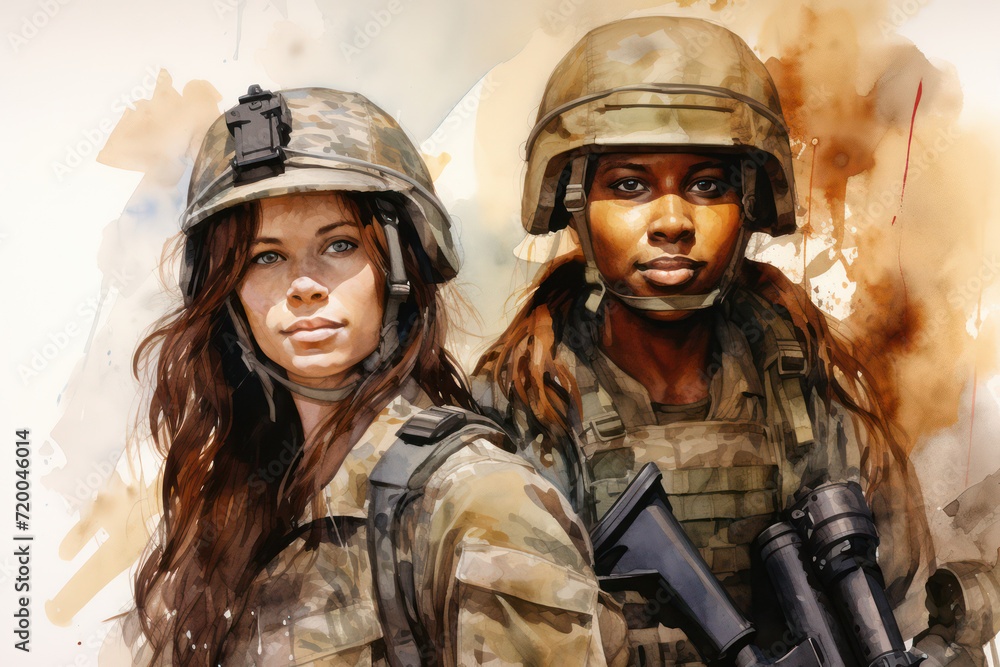 Warrior's Vigil: A United Force Stands in Combat on the Battlefield, Defending Freedom Warrior's Vigil: A United Force Stands in Combat on the Battlefield, Defending Freedom