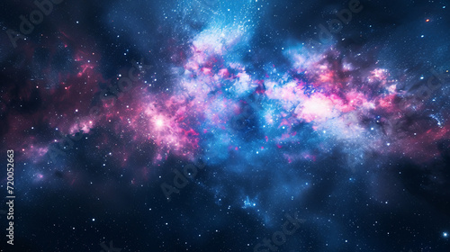 Space scene with stars in the galaxy