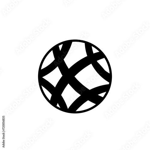 soccer or football balls vector illustration for logo or emblem with 10 different variations