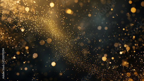 Golden Elegance: A Symphony of Gold Particles and Powder