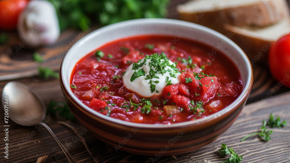 Ukrainian Delight: A Hearty Bowl of Borscht Ukrainian Delight: A Hearty Bowl of Borscht