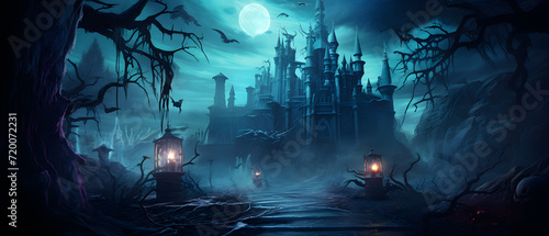 Spooky Halloween background