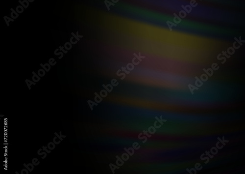 Dark Silver  Gray vector glossy abstract background. Colorful illustration in blurry style with gradient. Brand new style for your business design.