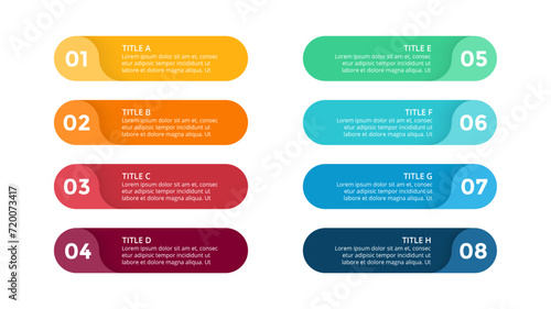 Infographic elements design for presentation, can be used for presentation, workflow layout, diagram, annual report, web design. 