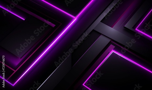 black glowing neon light background