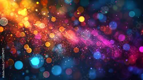 Defocused colorful abstract lights © Cybonad