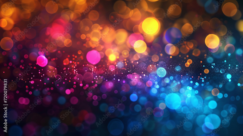 Defocused colorful abstract lights