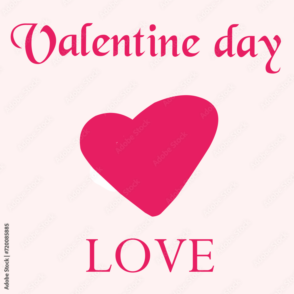 Valentine's Day is a day of love on February 14, which means love and tenderness