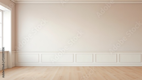 Empty room in minimalist style with copy space background