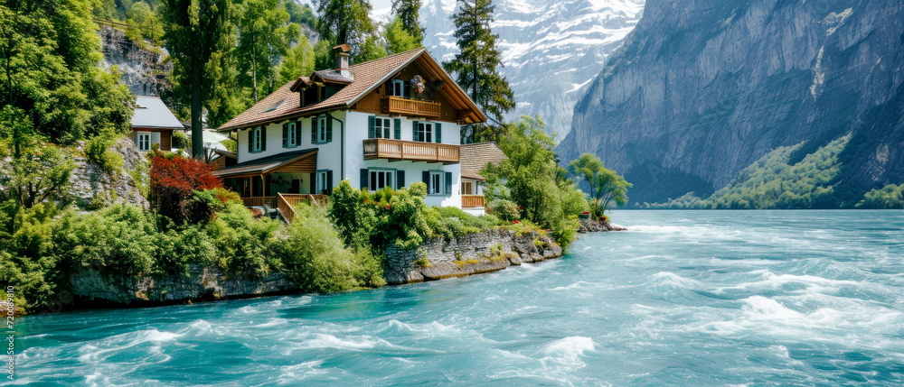 Rural Surroundings Village Castle Landscape in the Alps in Switzerland Austria Italy Bavaria Peace and Quiet Wallpaper Digital Art Magazine Background Poster Rural Surroundings Village Castle Landscape in the Alps in Switzerland Austria Italy Bavaria Peace and Quiet Wallpaper Digital Art Magazine Background Poster