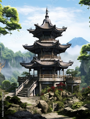 Modern Landscape  Asian Pagoda Landscapes with Updated Oriental Temple Designs