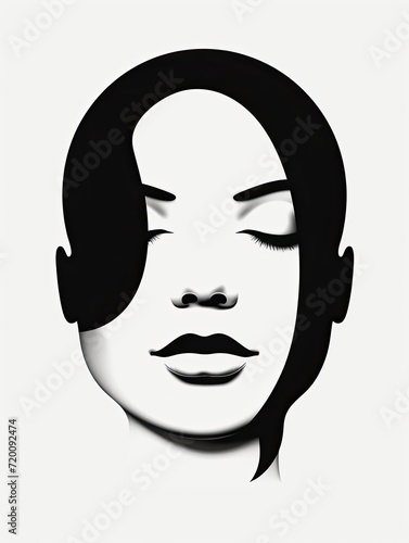 Bold Monoline Portraits: Minimalist Face Designs for Striking Wall Art