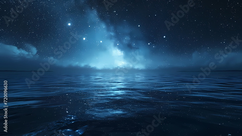 Vivid Summer Sky and Ocean Bliss at Sunset