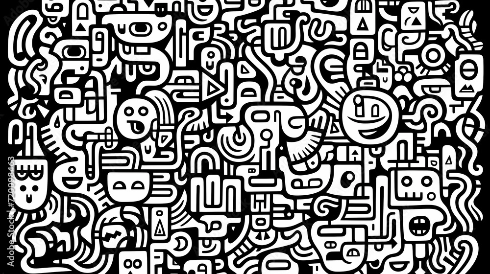 Cute graffiti art abstract background poster web page PPT, art background Cute graffiti art abstract background poster web page PPT, art background
