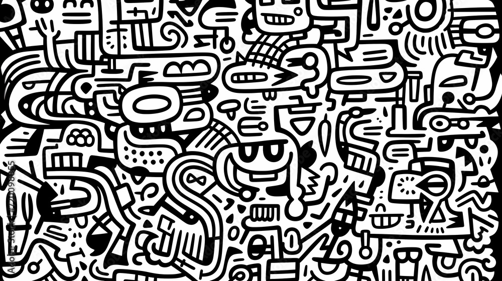Cute graffiti art abstract background poster web page PPT, art background Cute graffiti art abstract background poster web page PPT, art background