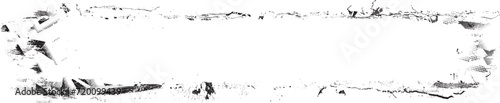 Glitch distorted grange shape . Noise grungy border frame . Trendy defect error shapes . Glitched frame .Grunge textured . Distressed effect .Vector shapes