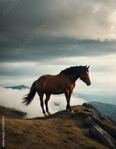 horse on the Mountain  © Janitha