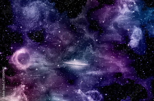 A Space of the galaxy ,atmosphere with stars at dark background