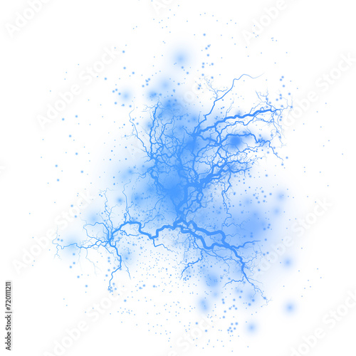 Bright Lightning PNG Transparent, Blue Bright Linear Lightning, Cumulonimbus Flash, Bright Lightning, Electric Current PNG. PNG clipart. Stock royalty free. PNG 