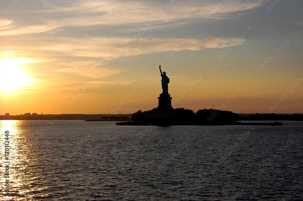 Statue of Liberty (sunset)