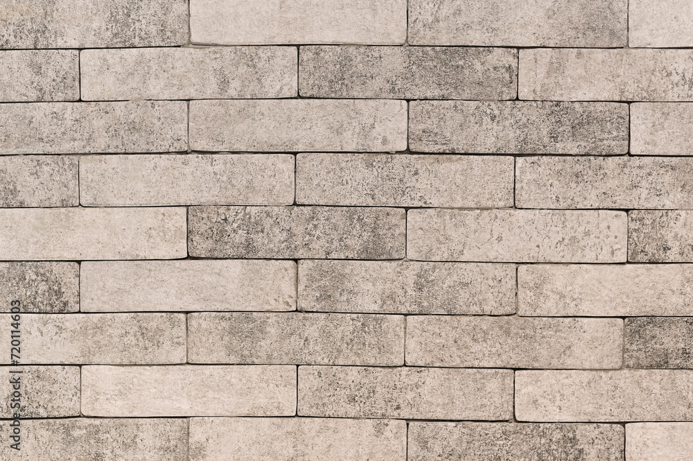 Obraz premium brick wall grey background. textured background. copy space