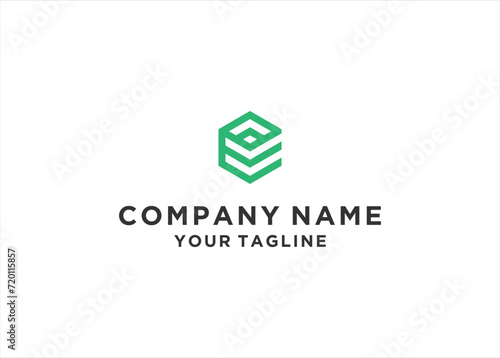Initial Letter EA  AE Logo Design Vector Illustration	