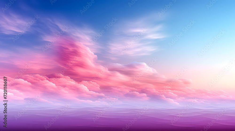 a background in blue, pink and purple (Generative AI)