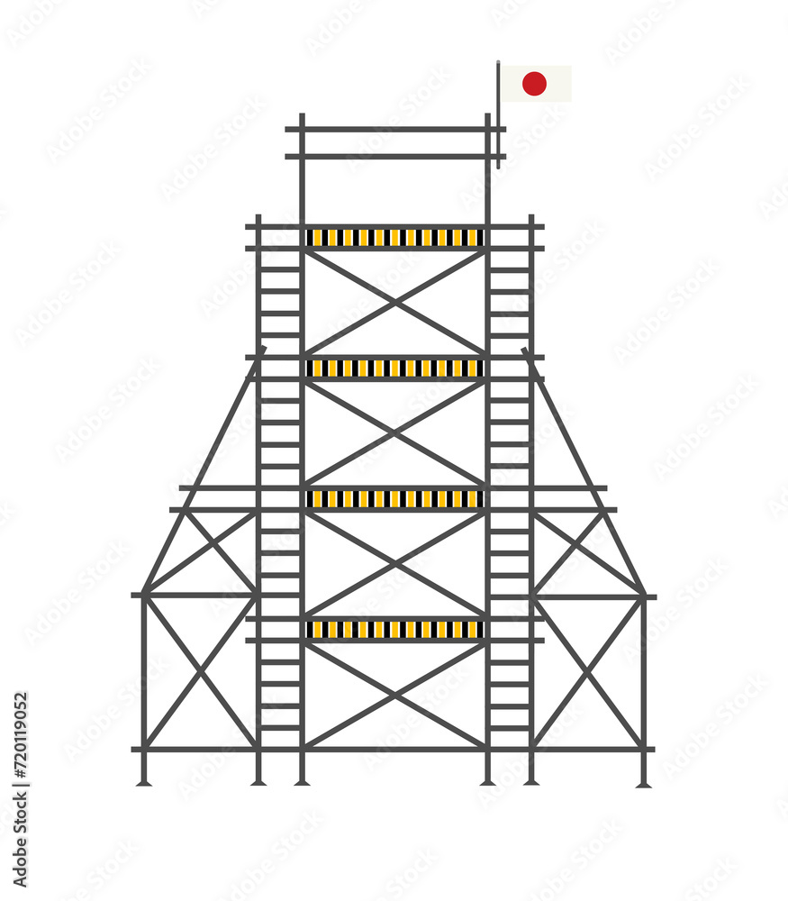 scaffold, isolated, background, construction, white scaffold, isolated, background, construction, white
