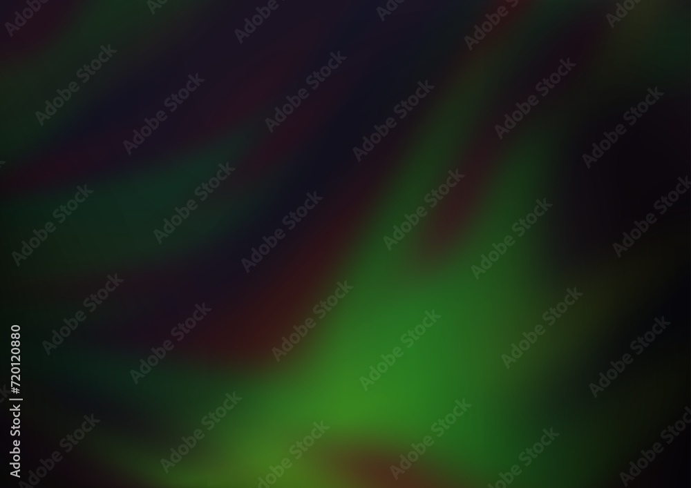 Fototapeta premium Dark Green vector bokeh pattern. A vague abstract illustration with gradient. The background for your creative designs.