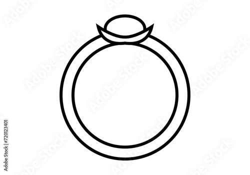 Icono de un anillo con una piedra preciosa.