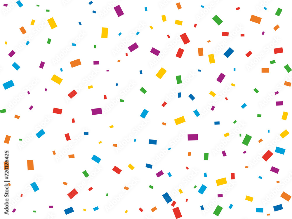 Magic Rectangular Rainbow Confetti Magic Rectangular Rainbow Confetti
