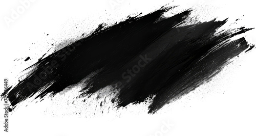 black paint, ink brush stroke, brush, line or texture photo