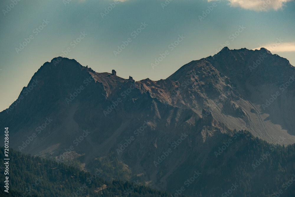 Fototapeta premium Colle del Sommiller, Piemonte, Alpi Cozie, Bardonecchia