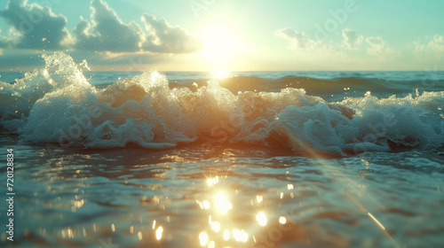 Sunrise over the ocean. Beach. Beautiful seascape. Panoramic view of beautiful sunset over the sea. Beautiful seascape. Panoramic view of beautiful sunset over the sea. Sunsets over. Sunset sky clouds