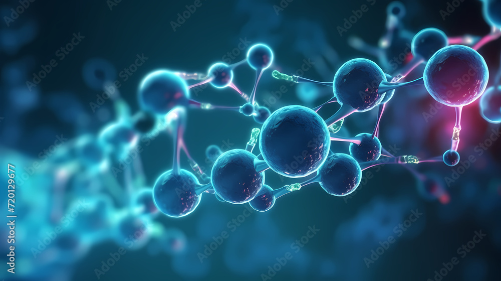 Virus cells abstract science concept, medical research background Virus cells abstract science concept, medical research background