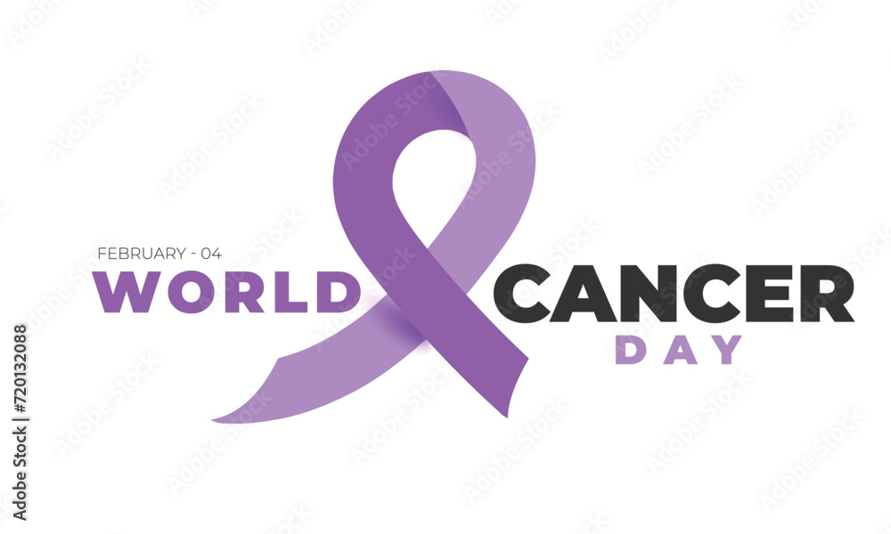 World Cancer Day. background, banner, card, poster, template. Vector illustration. World Cancer Day. background, banner, card, poster, template. Vector illustration.