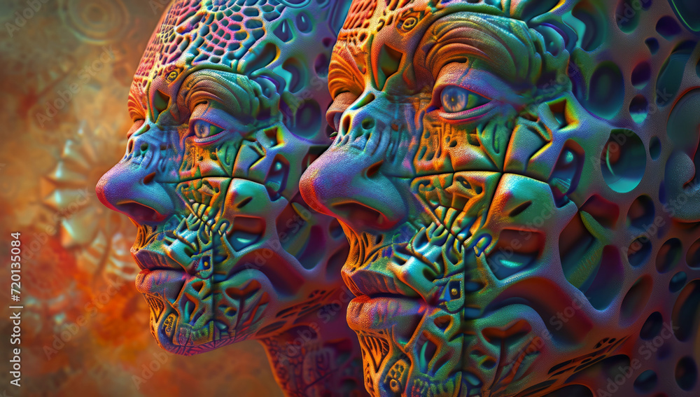 DMT or LSD psychedelic human vision of geometric creatures from other worlds other, dimentions. Mama Ayahuasca, drug, psychedelic divine cosmic trippy godly spiritual entity. Expanded Consciousness. DMT or LSD psychedelic human vision of geometric creatures from other worlds other, dimentions. Mama Ayahuasca, drug, psychedelic divine cosmic trippy godly spiritual entity. Expanded Consciousness.