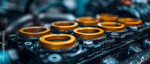 Car Service  Cylinder Head Gasket Replacement for Engine Repair - A Helpful Guide for DIY and Professional Auto Mechanics  Covering Parts and Service Tips generative ai