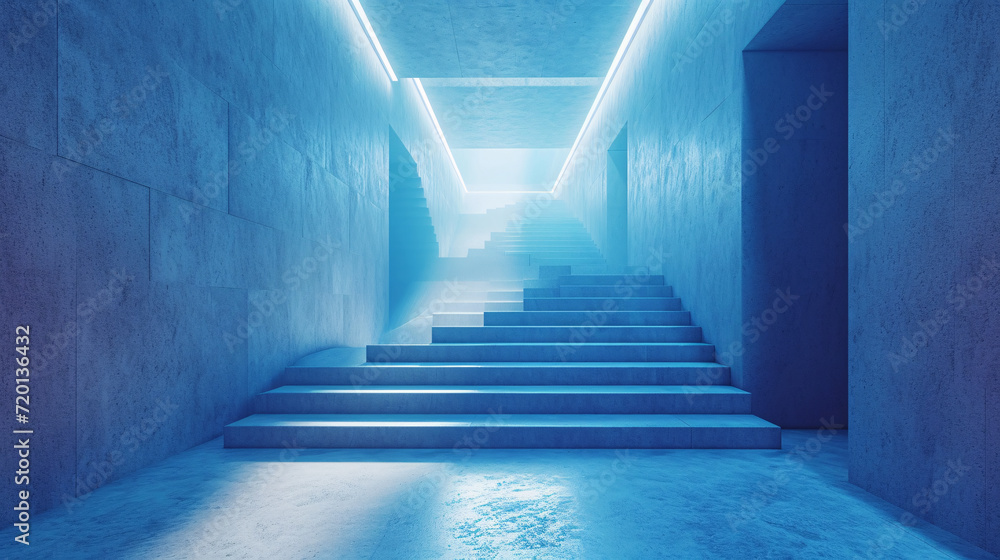 Simple architectural design square open space corridor aisle Simple architectural design square open space corridor aisle