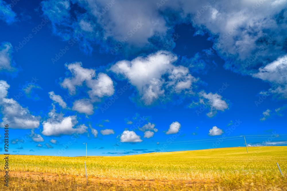 Blue sky with clouds in Western Australia Blue sky with clouds in Western Australia