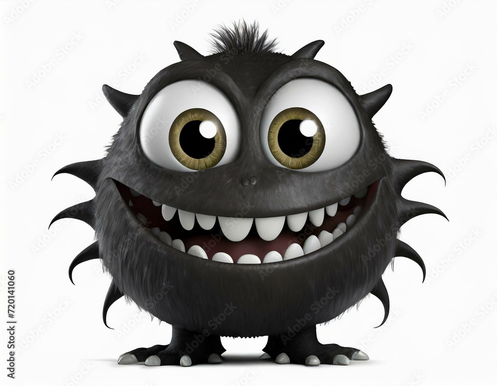 a black monster character a black monster character