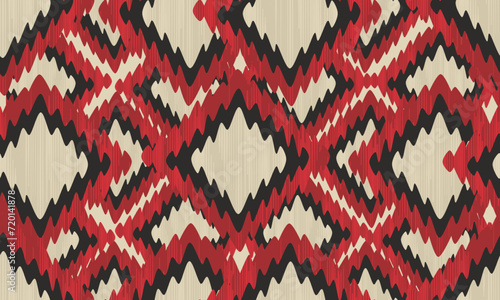 Navajo tribal vector seamless pattern. Native American ornament. Ethnic South Western decor style. Boho geometric ornament. blanket, rug. Woven carpet