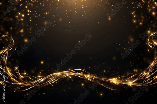 Starry Night Sky Abstract Background