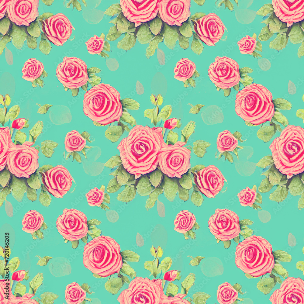 Naklejka premium Vintage flower texture