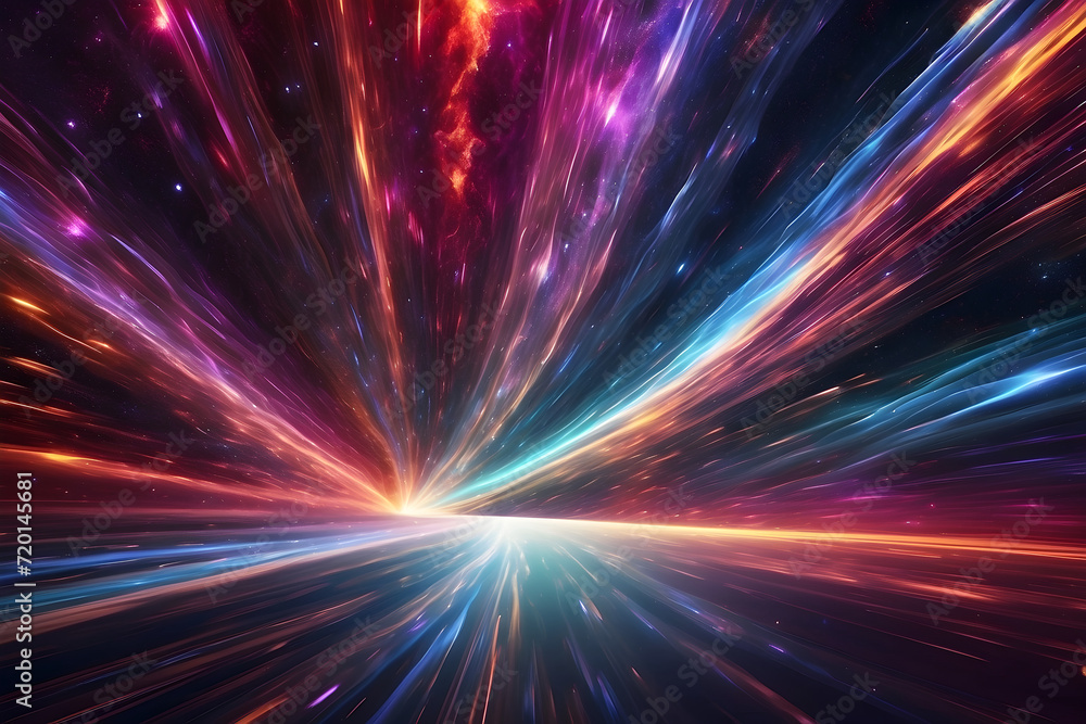 Starry Night Explosion: A vibrant and dynamic illustration featuring bright blue laser-like beams of light, creating a mesmerizing starry pattern with a burst of energy and motion Starry Night Explosion: A vibrant and dynamic illustration featuring bright blue laser-like beams of light, creating a mesmerizing starry pattern with a burst of energy and motion