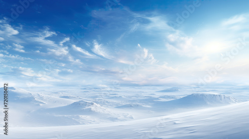 beautiful realistic inspired winter landscape wallpaper © Sternfahrer