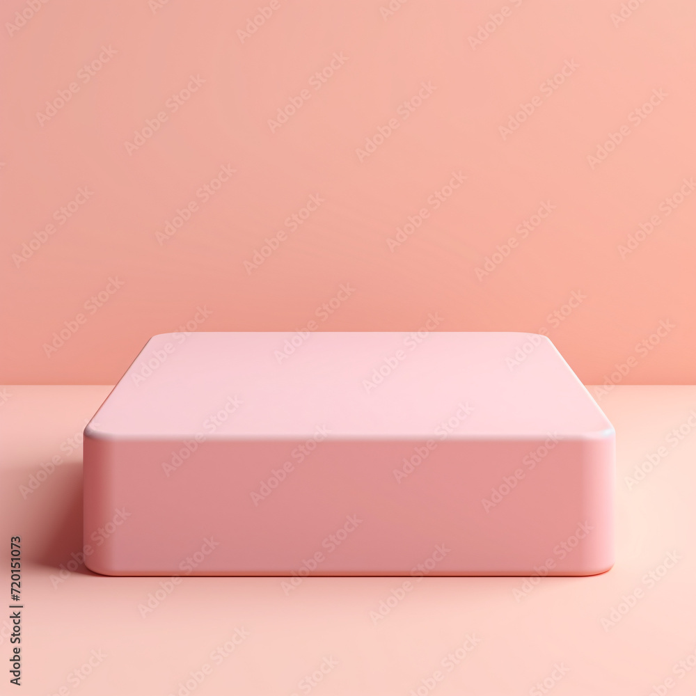 Elevate presentations with a colorful pastel square podium on a yellow background, a vibrant and modern platform for dynamic displays. Elevate presentations with a colorful pastel square podium on a yellow background, a vibrant and modern platform for dynamic displays.